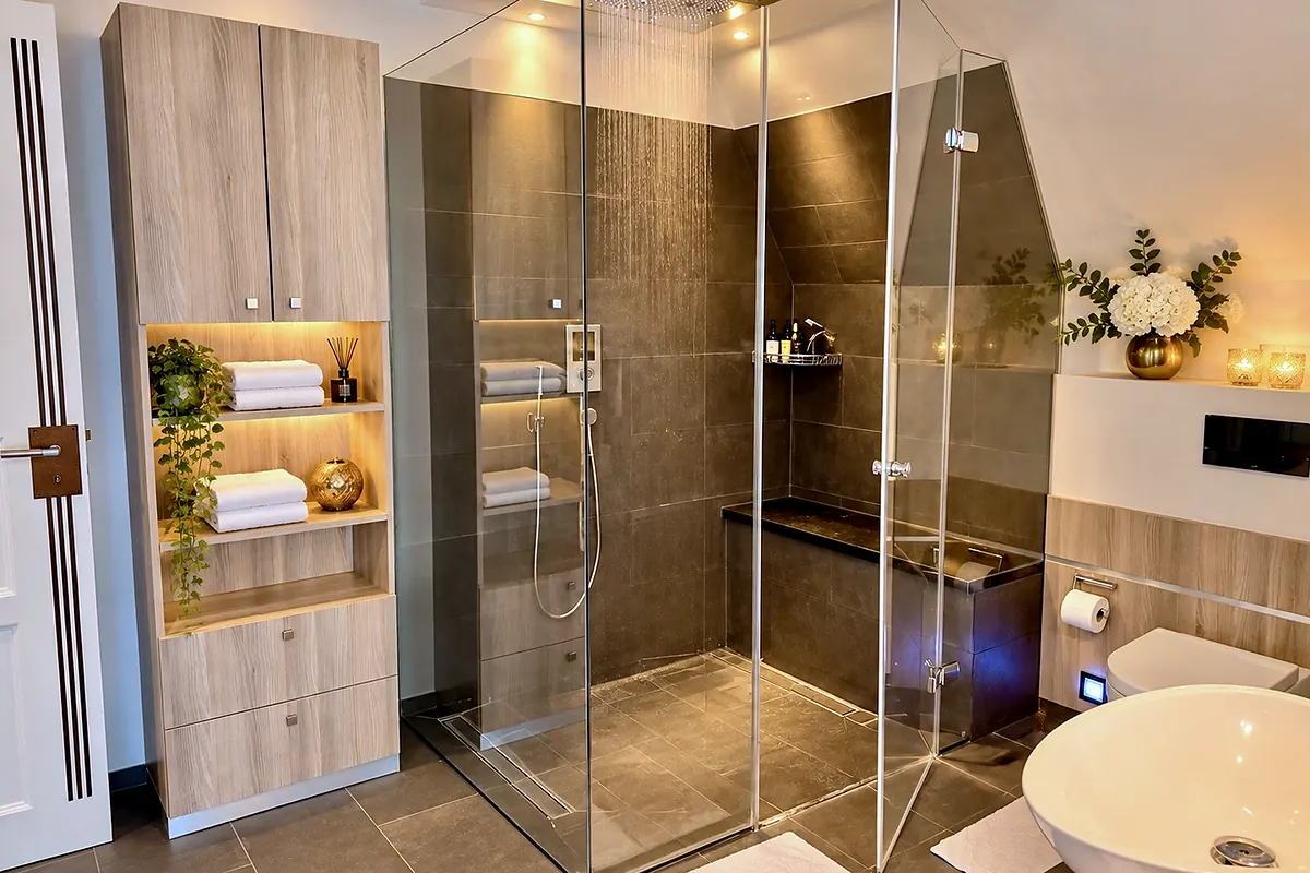 Die Dusche, 14 Schwarzer Schwan